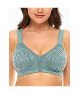 NWT WingsLove Full Coverage Wireless Minimizer Bra 42DD Mint Green Non P... - $36.25 CAD