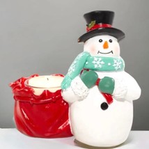 Yankee Candle Snowman Tea Light Candle Holder-NEW - $14.85