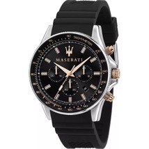 Reloj Maserati Sfida R8871640002 Acero Inoxidable Esfera Negra Reloj... - £156.46 GBP