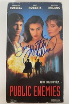 Alyssa Milano Signed Autographed &quot;Public Enemies&quot; VHS Movie - £31.46 GBP