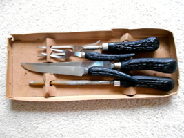 Federal 4 pc. Carving Fork &amp; Knife Set in box - £23.35 GBP