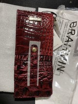 Brahmin Credit Card wallet rose ombre all over NWT - $74.24