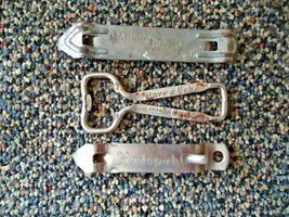 Vintage Mixed Lot Of 3 Metal Advertising Bottle Openers Coke,Hudepohl,Carlings - £11.76 GBP