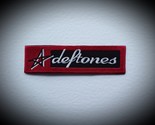 DEFTONES AMERICAN HEAVY ROCK METAL POP MUSIC BAND EMBROIDERED PATCH  - £4.05 GBP