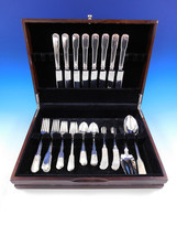 Colonial Fiddle by Watson Sterling Silver Flatware Service for 8 Set 42 ... - £1,951.53 GBP