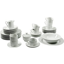 Dinnerware Set 44 Pc Serving for 8 Dinner Service Set Plates Bowls Cups Saucers - £94.11 GBP