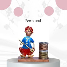 Human pen Stand Metal Musician theme Hand Painted holder by MARMORIS ECOM - £26.89 GBP