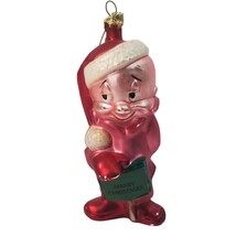 Vintage Christmas Ornament Looney Tunes Elmer Fudd Santa&#39;s Best 2000 Warner Bros - £15.57 GBP