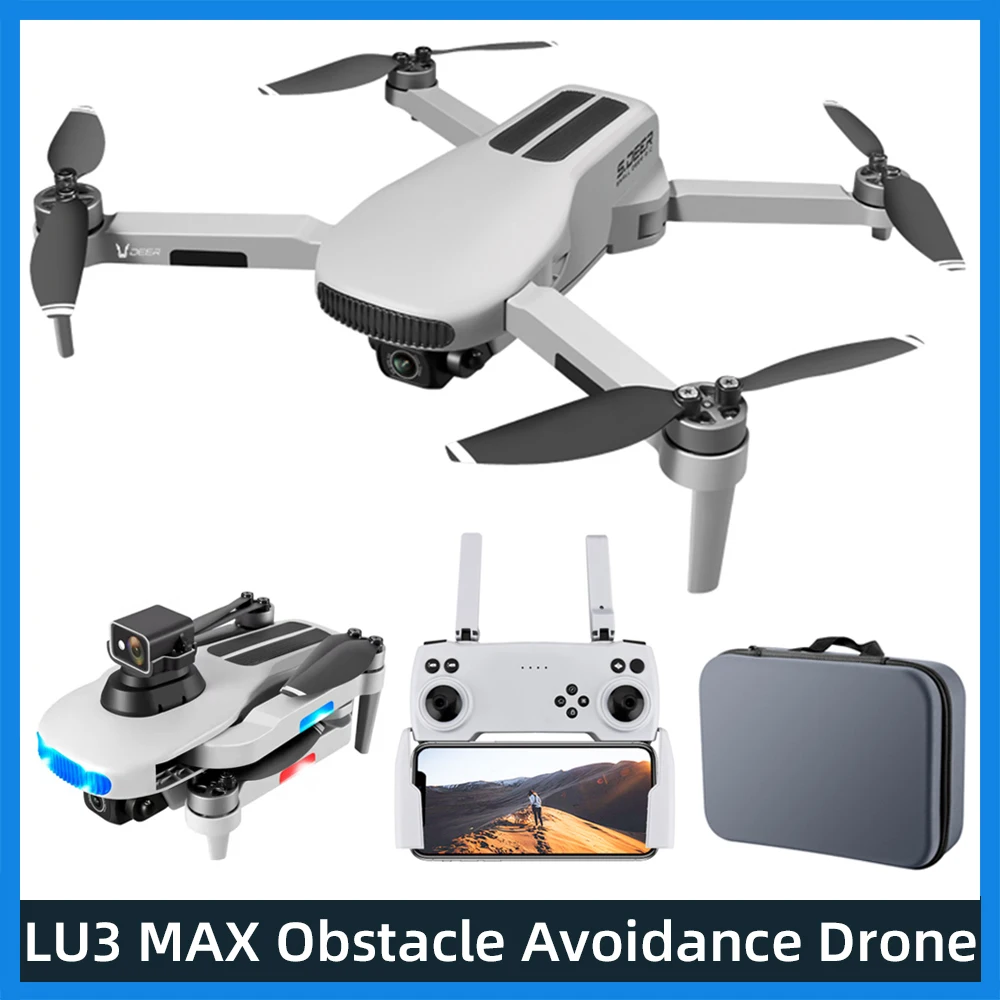 LU3 MAX 4K Camera Drone Professional FPV Drone GPS 5G Wifi RC Plane Obstac - £103.70 GBP+