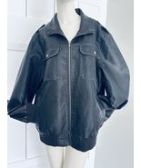 Junction West Men's Chocolate Brown Bomber Jacket Moto Style Biker Pilot... - $25.00