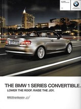 2011 BMW 1-SERIES Convertible brochure catalog 11 US 128i 135i - £6.30 GBP