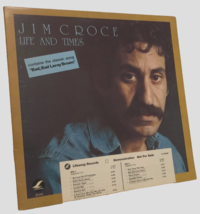 Jim Croce Life Times BL 35008 White Promo Sticker DJ Radio Vintage 1973 Vinyl LP - $51.97