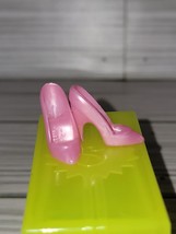 Barbie Doll Pearl Pink  Arch High Heels Shoes Fashion Accessory Pumps Stilleto - £7.28 GBP