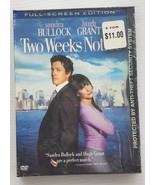 Two Week Notice DVD Sandra Bullock NEW Factory SEALED 2002  Full Screen ... - $7.93