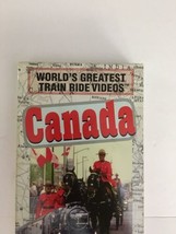 Worlds Greatest Train Ride Videos Canada VHS-TESTED-RARE VINTAGE-SHIPS N 24 Hrs - £19.99 GBP