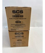 2 New Genuine SCS 497AJN Electronic Vacuum Filter Toner and Dust set SV-... - €60,20 EUR