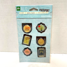 Making Memories Passport Metal Clips Pack of 6 New Sealed - £5.31 GBP