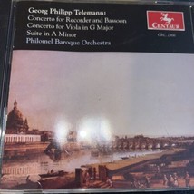 Concerto for Recorder &amp; Basson / Cto for Viola by Philomel Baroque Orchestra CD - $10.00