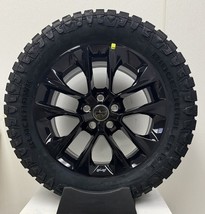 Jeep Wrangler 20&quot; Gloss Black OEM Wheels Blackhawk R/T 275/55R20 Tires TPMS - $1,840.41