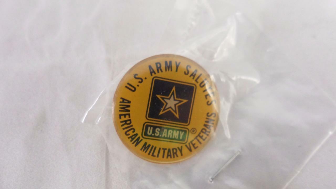 Primary image for NEW U.S. Army Salutes American Military Veterans Lapel Pin 7/8"