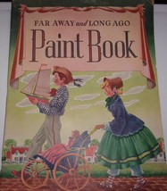 Vintage Far Away &amp; Long  Ago Paint Book Unused Drawings by Henry Muheim - $9.99
