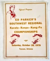 Vintage Ed Parker 1978 Official Program, etc. + 28 page History of Marti... - €8,77 EUR