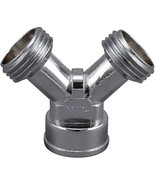 Plumb Pak PP850-1 Hose Y Connector, Cast Metal, Chrome Plated - $29.30 CAD