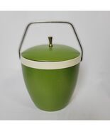 Vintage Gits Ware MCM Avocado Green 60&#39;s 70&#39;s Ice Bucket Plastic - $31.12 CAD