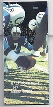 1977 Baltimore Colts Media Guide - £27.07 GBP