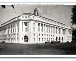 New Federal Building Civic Center San Francisco CA UNP Unused WB Postcar... - $3.91