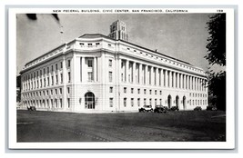 New Federal Building Civic Center San Francisco CA UNP Unused WB Postcard W12 - £3.12 GBP
