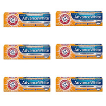 6-ARM &amp; HAMMER Advance White Baking Soda &amp; Peroxide Toothpaste Extreme W... - £38.36 GBP
