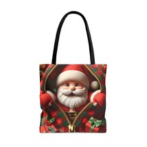 Tote Bag, Christmas, Santa, Personalised/Non-Personalised Tote bag, awd-859, 3 S - £22.38 GBP+