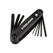 Steelman Portable Folding Hex Key Wrench Metric Multi-Tool, Set Includes... - £16.06 GBP