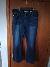 BKE Buckle Jeans Women&#39;s 36R Payton Mid Rise Dark Wash Blue Denim Boot - £19.66 GBP