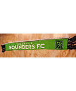 MLS Seattle Sounders FC Soccer Reversible Scarf Double Sided Lime Green/... - $20.30 CAD