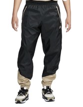 NWT men&#39;s XXL nike Windrunner Woven Pants black/khaki DX0653-013 - $61.74