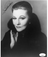 Joan Fontaine Autographed 8x10 Photo JSA COA Actress Signed - £78.97 GBP
