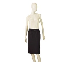 Express Black Knee length Belted Pencil Skirt size 8 - $28.71