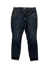 Good American Womens Jeans Good Waist Blue Denim High Rise Split Hem Skinny 16 - £26.35 GBP