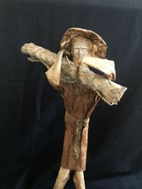 antique japanese Papier-mache figurine folk art. - $129.00