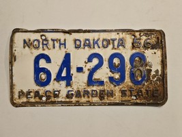 North Dakota 1956 Truck License Plate #64-298 Ford Chevy Dodge-Man Cave - $17.81 CAD