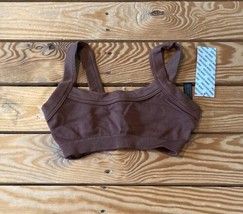 Urban outfitters NWT $20 Women’s Ribbed Bralette Size XS Brown R4 - £11.66 GBP