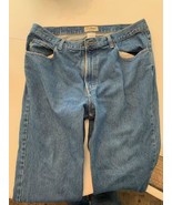 LL Bean Mens Size 38 X 30 100% Cotton Classic Fit Blue Denim Jeans - £29.97 GBP