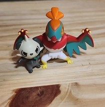 TOMY Nintendo Pokemon 2 Lot TOMY Pancham Figure &amp; Hawlucha  - $11.67