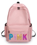 VICTORIA SECRET &quot;PINK&quot; CAMPUS LARGE BACKPACK TRAVEL TOTE GYM BAG WATERPROOF - £13.18 GBP