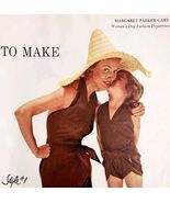 1953 Swimsuit Advertisement One Piece Skirt Wrap Margaret Parker Gray DWLL4 - $450.75 MXN
