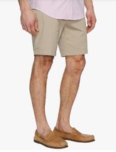 Men&#39;s cotton deck khaki shorts Nautica 8 1/2 inseam classic stretch fit 36 New - £20.18 GBP