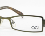 OGI Innovation 9042 227 Olivgrün/Schildplatt Brille Brillengestell 48-18... - $96.03