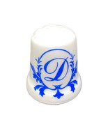 Sewing thimble, sewing thimble, dé à coudre, Porcelain, Letter D Thimble... - $4.95